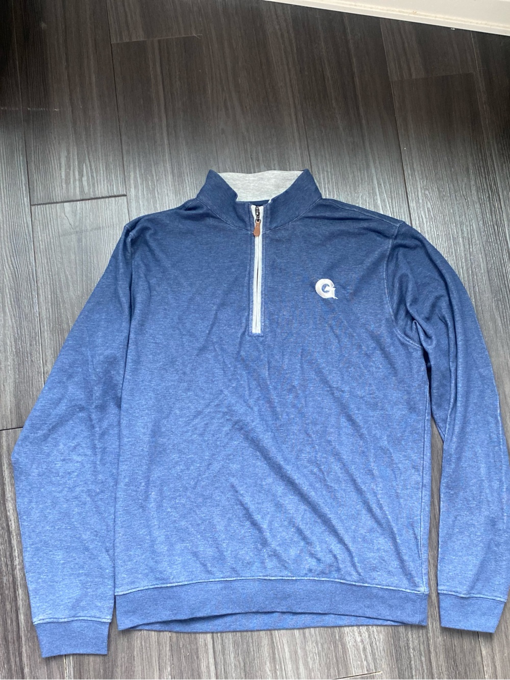johnnie-O Men's Navy Blue Zip-Up Sweater